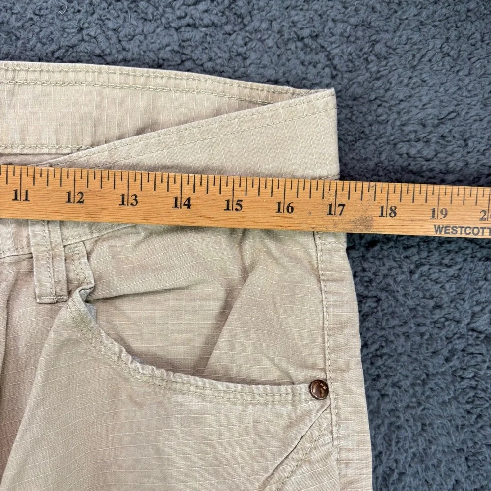 William Rast Mens Khaki Straight Leg Cargo Pants Size‎ 34x34 Cotton